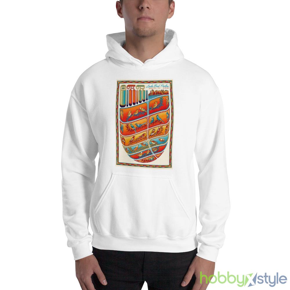 OAR Boston MA August 15 2023 Poster Shirt - 18500 Unisex Heavy Blend Hooded Sweatshirt