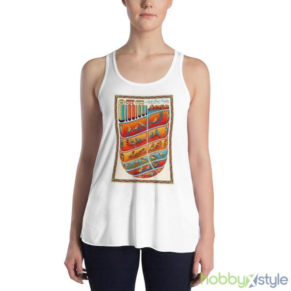 OAR Boston MA August 15 2023 Poster Shirt - 8800 Women's Flowy Racerback Tank