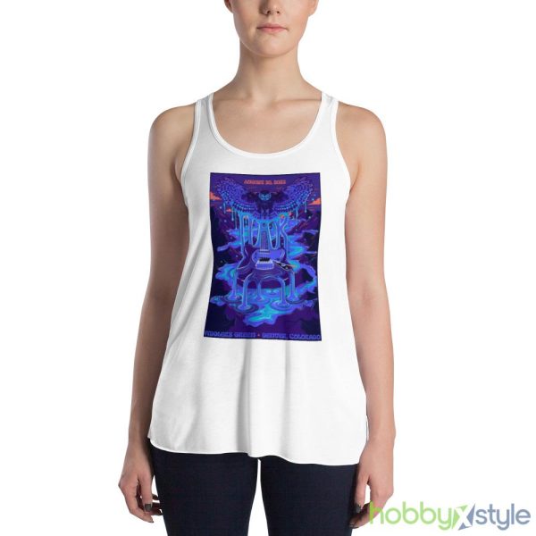 OAR Poster August 30 2023 Denver CO Poster Shirt - 8800 Women's Flowy Racerback Tank