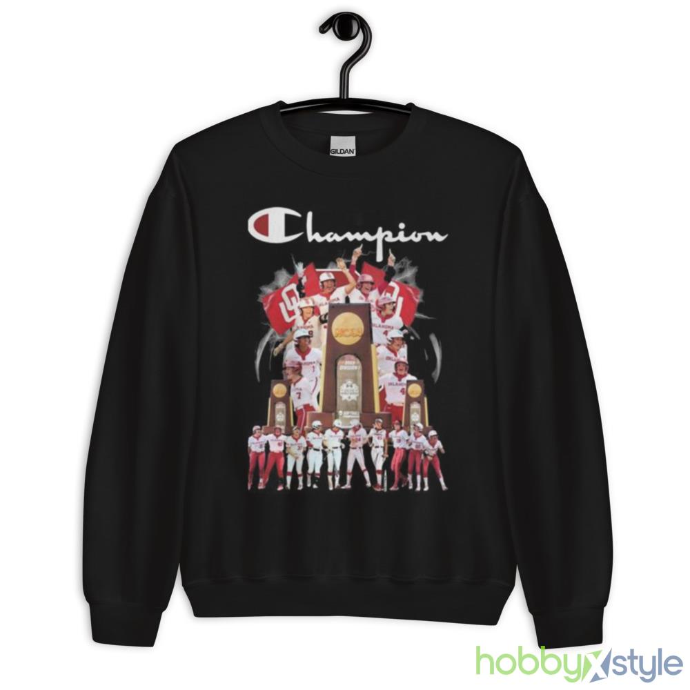 Oklahoma Sooners Champion 2023 NCAA Softball shirt - 18000 Unisex Heavy Blend Crewneck Sweatshirt