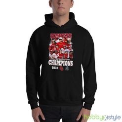 Oklahoma Sooners Women’s Teams NCAA Softball National Champions 2023 shirt - 18500 Unisex Heavy Blend Hooded Sweatshirt