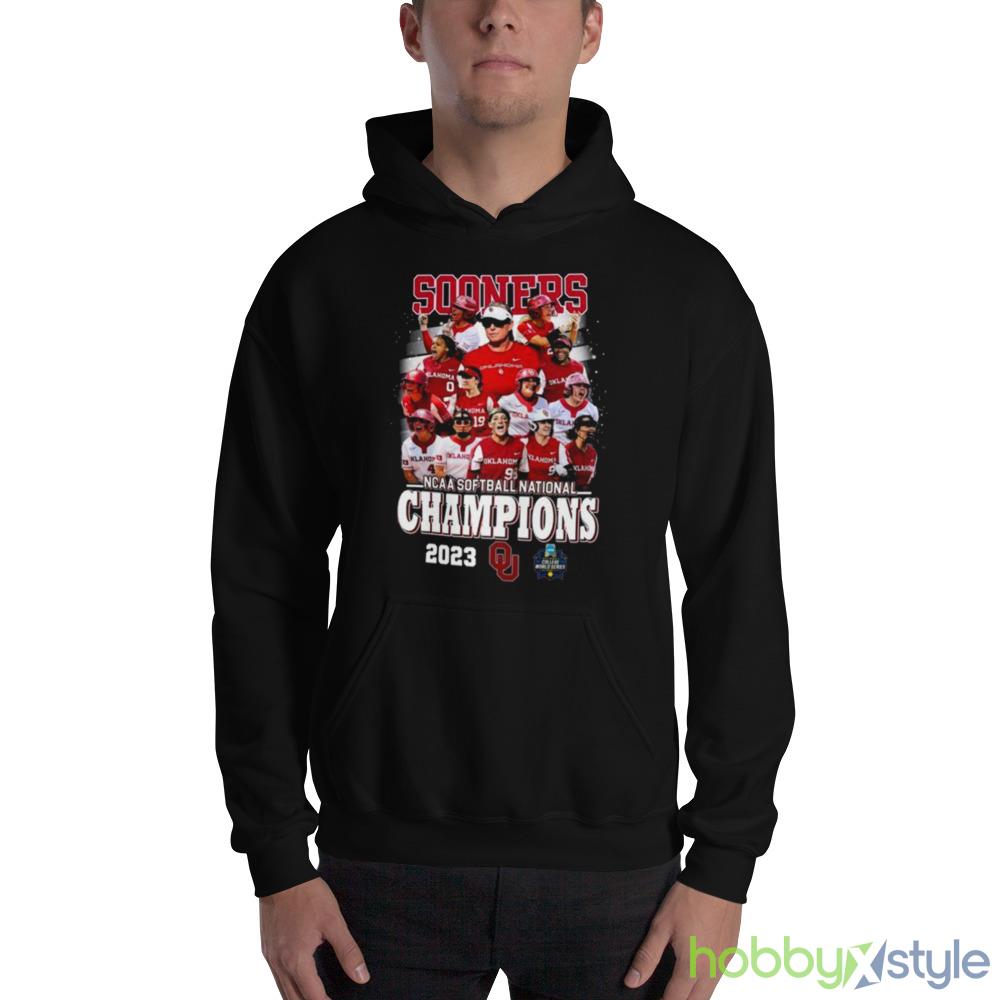 Oklahoma Sooners Women’s Teams NCAA Softball National Champions 2023 shirt - 18500 Unisex Heavy Blend Hooded Sweatshirt
