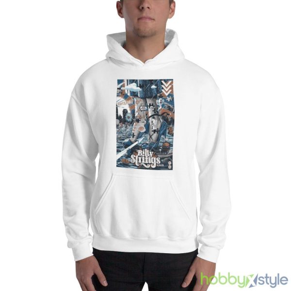 Poster Billy Strings Cleveland OH June 14 2023 Portrait shirt - 18500 Unisex Heavy Blend Hooded Sweatshirt