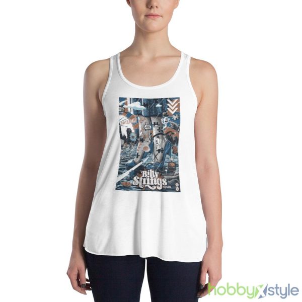 Poster Billy Strings Cleveland OH June 14 2023 Portrait shirt - 8800 Women's Flowy Racerback Tank