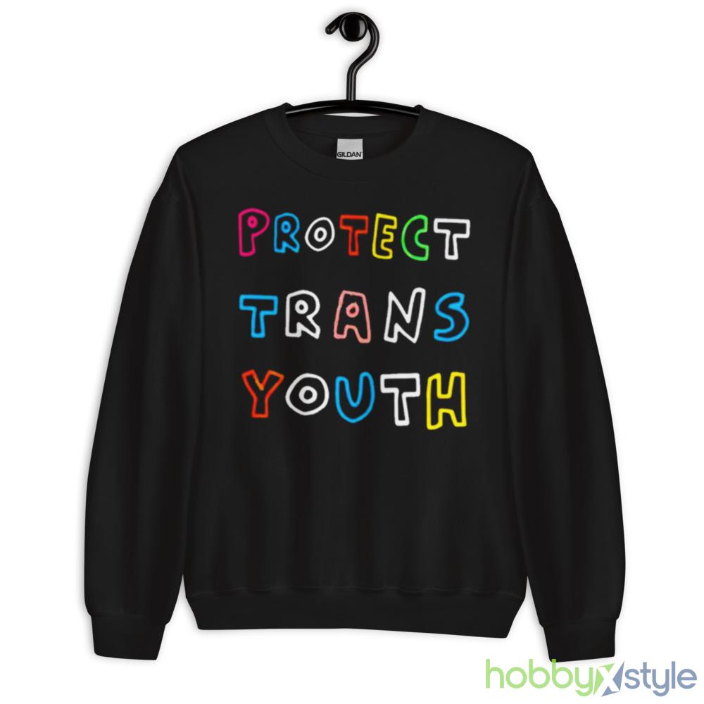 Protect trans youth Graphics Shirt - 18000 Unisex Heavy Blend Crewneck Sweatshirt