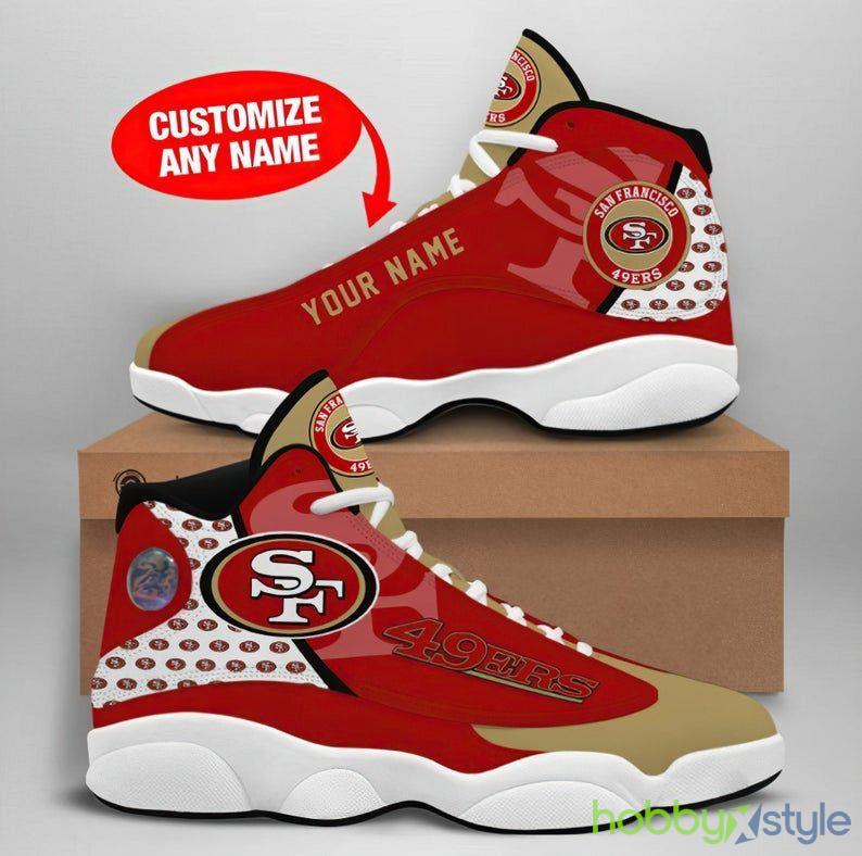 San Francisco 49Ers Fan Style 2 Custom Name Air Jordan For Men And Women - Custom Name San Francisco 49Ers Fan Style 2