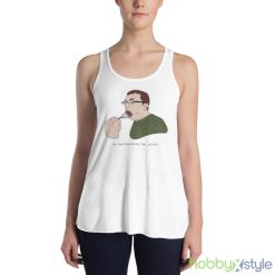 See what that tastes like shirt - 8800 Women's Flowy Racerback Tank