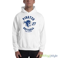 Seton Hall Pirates Jenna Blevins 2023 NCAA Softball shirt - 18500 Unisex Heavy Blend Hooded Sweatshirt
