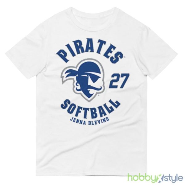 Seton Hall Pirates Jenna Blevins 2023 NCAA Softball shirt - 980 Lightweight Fashion Short Sleeve T-Shirt