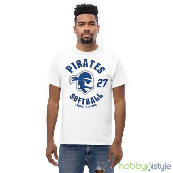 Seton Hall Pirates Jenna Blevins 2023 NCAA Softball shirt - Men’s Classic Tee Gildan 5000