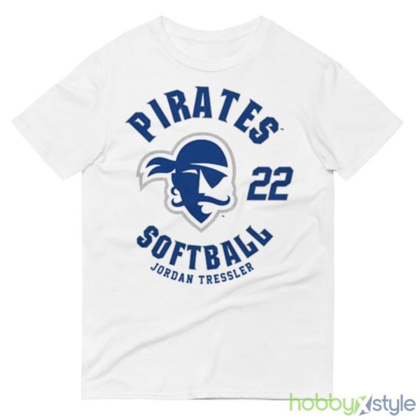 Seton Hall Pirates Jordan Tressler 2023 NCAA Softball shirt - 980 Lightweight Fashion Short Sleeve T-Shirt