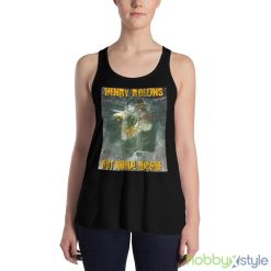 Song Cover Art Henry Rollins shirt - 8800 Women's Flowy Racerback Tank
