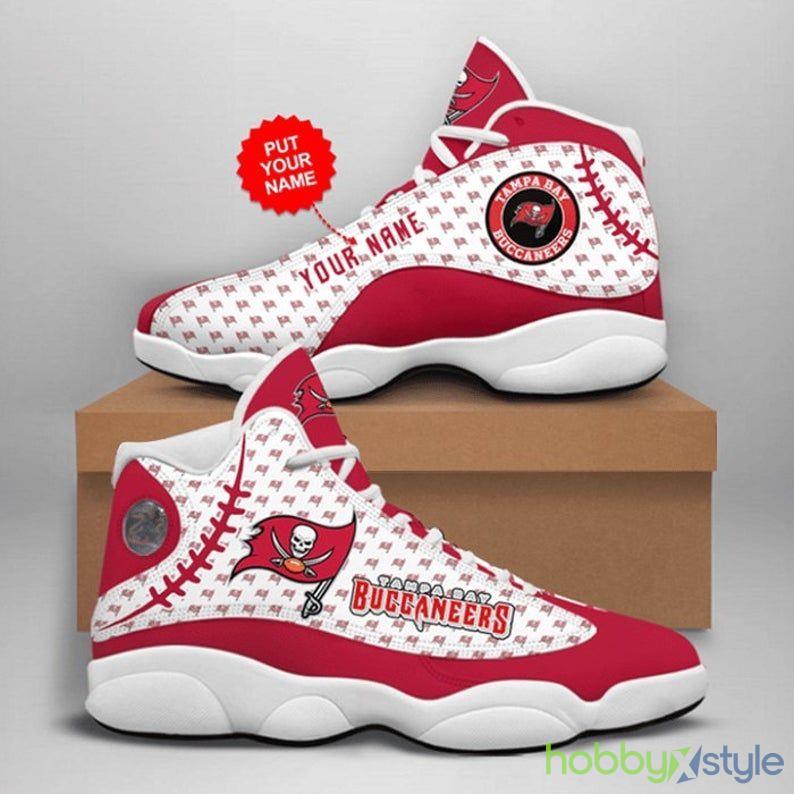 Tampa Bay Buccaneers NFL Fan Style 4 Custom Name Air Jordan For Men And Women - Custom Name Tampa Bay Buccaneers NFL Fan Style 4
