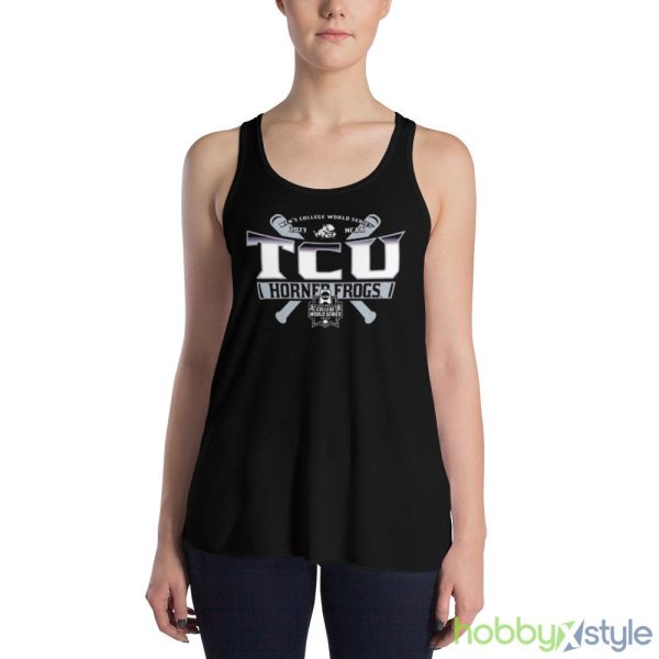TCU Horned Frogs Baseball 2023 NCAA Men’s College World Series shirt - 8800 Women's Flowy Racerback Tank