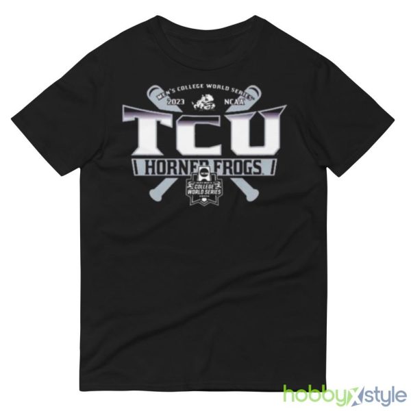 TCU Horned Frogs Baseball 2023 NCAA Men’s College World Series shirt - 980 Lightweight Fashion Short Sleeve T-Shirt