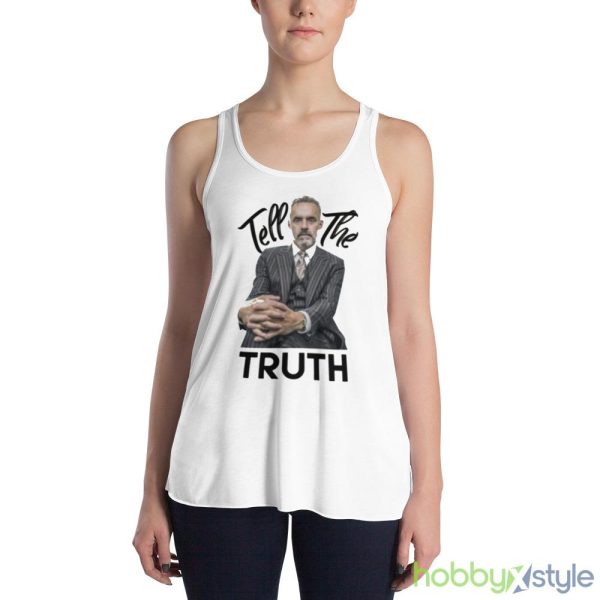 Tell The Truth Jordan Peterson shirt - 8800 Women's Flowy Racerback Tank