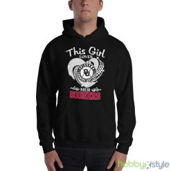This Girl Loves Her Oklahoma Sooners Heart Diamond 2023 Shirt - 18500 Unisex Heavy Blend Hooded Sweatshirt