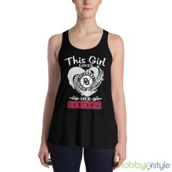 This Girl Loves Her Oklahoma Sooners Heart Diamond 2023 Shirt - 8800 Women's Flowy Racerback Tank