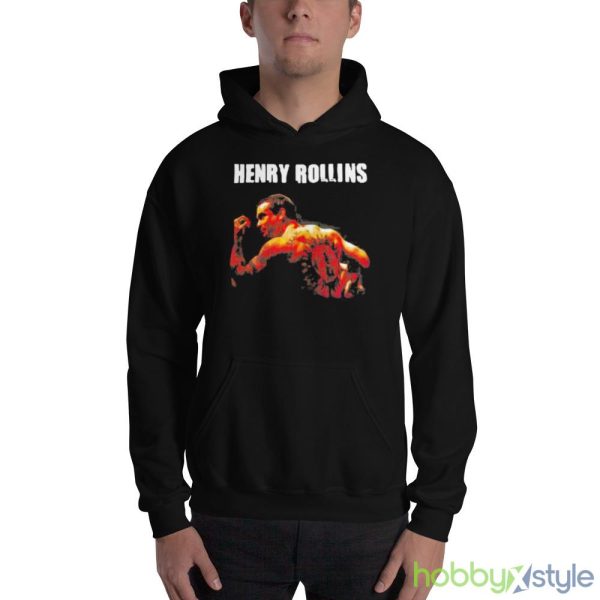 Vintage Henry Punk Rock Henry Rollins Shirt - 18500 Unisex Heavy Blend Hooded Sweatshirt
