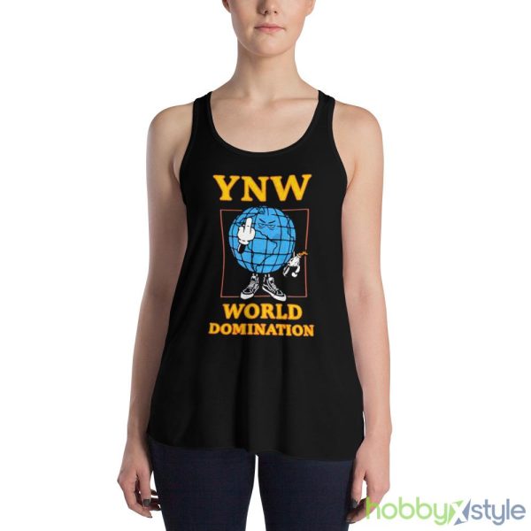 World Domination Shirt Ynw Melly Shirt - 8800 Women's Flowy Racerback Tank