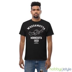 Wossamotta U Athletics Rocky And Bullwinkle shirt - Men’s Classic Tee Gildan 5000