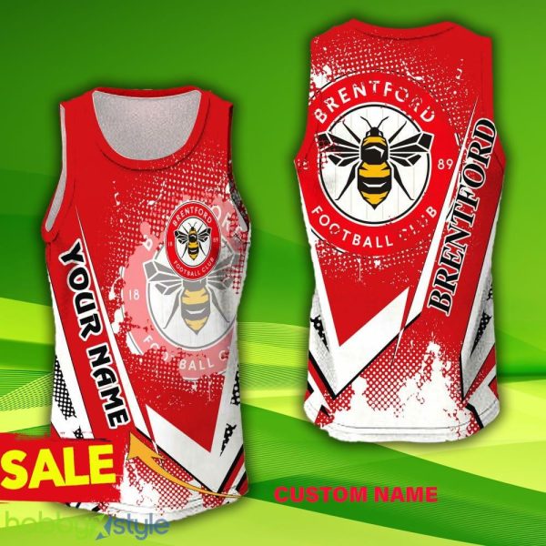 11 Hollow Premier League Custom Name Brentford FC 3D Jersey Tanktop Gift For Men And Women - 11 Hollow Premier League Custom Name Brentford FC 3D Jersey Tanktop Gift For Men And Women