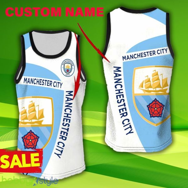 11 Hollow Premier League Custom Name Manchester City F. 3D Jersey Tanktop Gift For Men And Women - 11 Hollow Premier League Custom Name Manchester City F. 3D Jersey Tanktop Gift For Men And Women