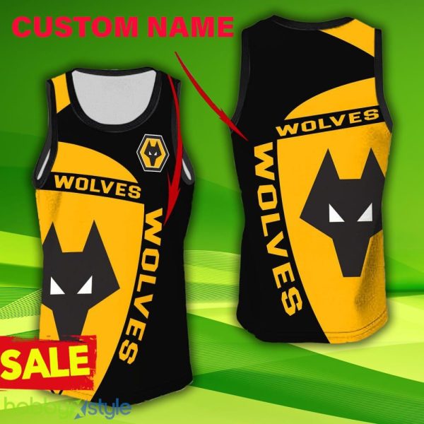 11 Hollow Premier League Custom Name Wolverhampton Wanderers F. 3D Jersey Tanktop Gift For Men And Women - 11 Hollow Premier League Custom Name Wolverhampton Wanderers F. 3D Jersey Tanktop Gift For Men And Women