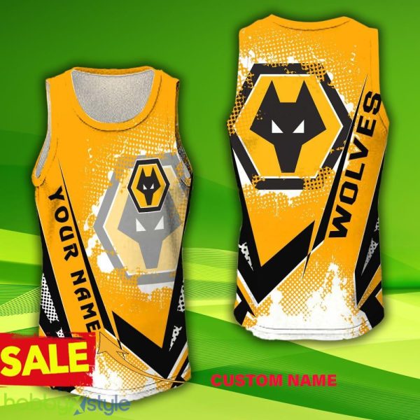 11 Hollow Premier League Custom Name Wolverhampton Wanderers F.C 3D Jersey Tanktop Gift For Men And Women - 11 Hollow Premier League Custom Name Wolverhampton Wanderers F.C 3D Jersey Tanktop Gift For Men And Women