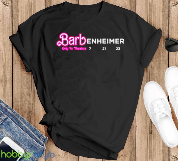 Barbenheimer Movie Design Barbie Oppenheimer shirt - Black T-Shirt