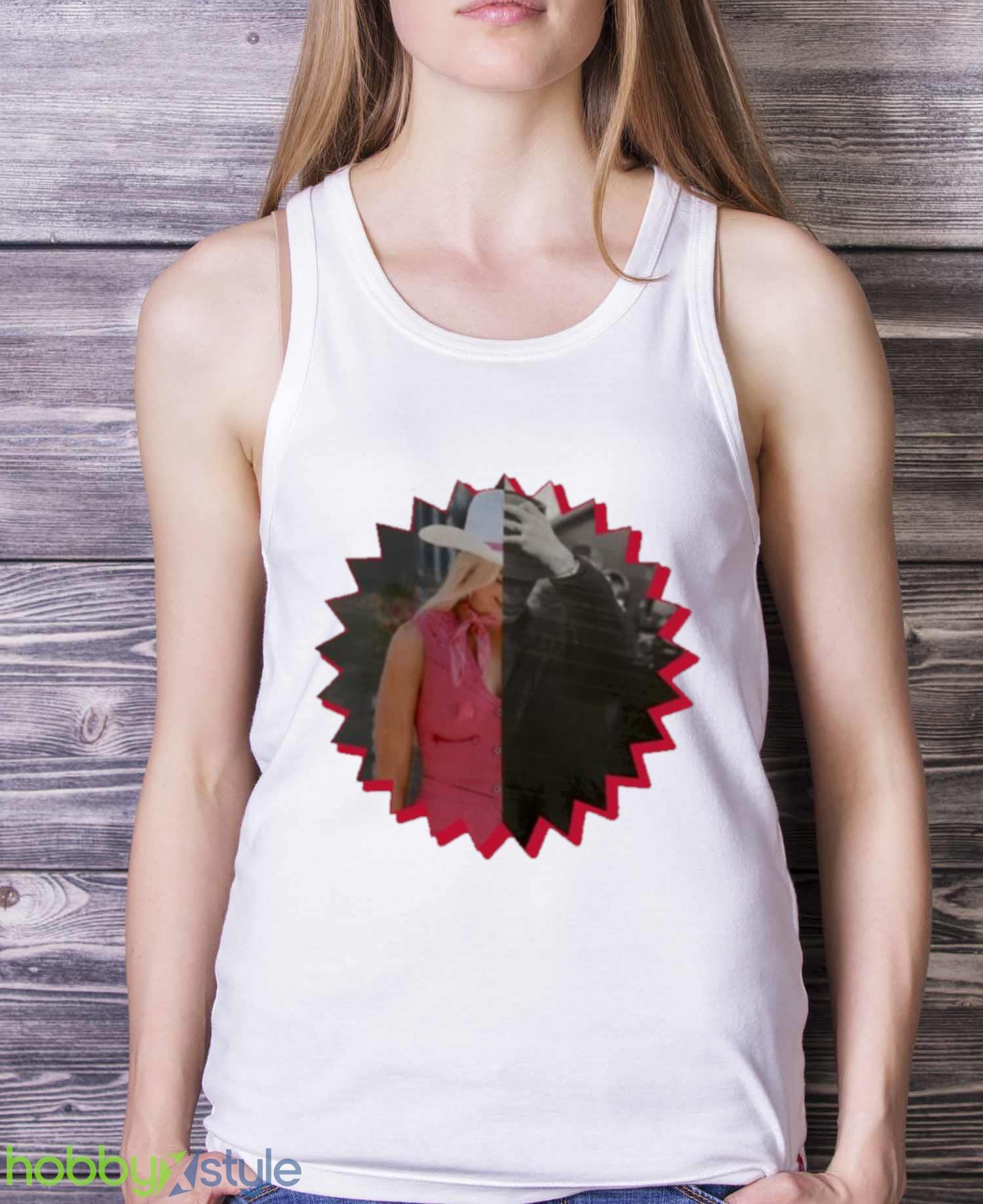 barbie Oppenheimer is margot robbie shirt - White Ladies Tank Top barbie Oppenheimer is margot robbie shirt - White Ladies Tank Top