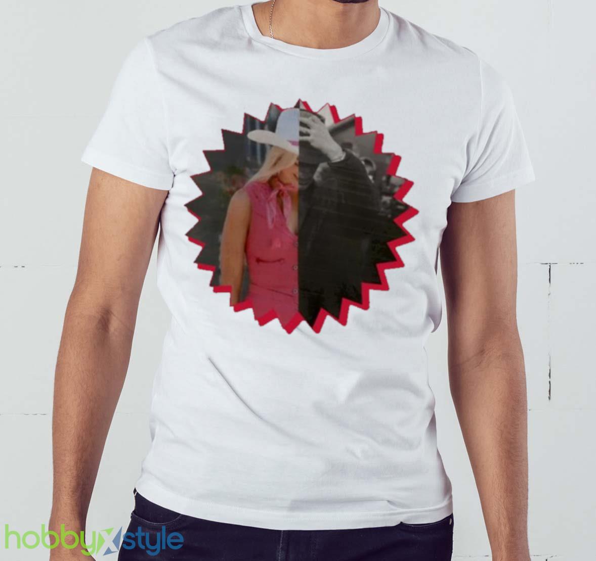 barbie Oppenheimer is margot robbie shirt - White Men T-Shirt barbie Oppenheimer is margot robbie shirt - White Men T-Shirt