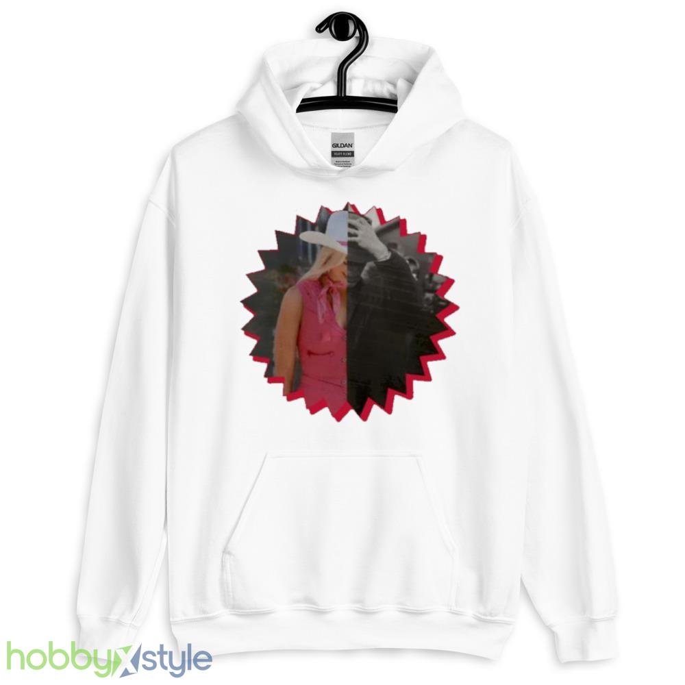 barbie Oppenheimer is margot robbie shirt - 18500 Unisex Heavy Blend Hooded Sweatshirt-1