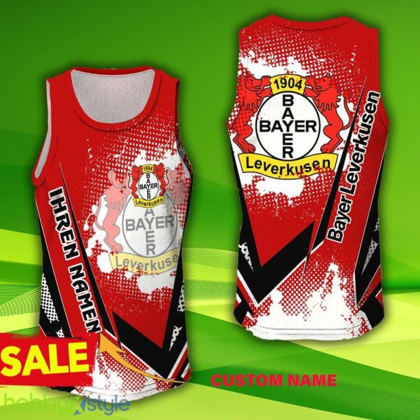 Bayer 04 Leverkusen Custom Name 3D Jersey Tanktop 11 Hollow Bundesliga Gift For Men And Women - Bayer 04 Leverkusen Custom Name 3D Jersey Tanktop 11 Hollow Bundesliga Gift For Men And Women