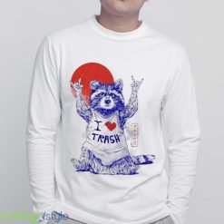 Bear I love trash shirt - White Sweatshirt