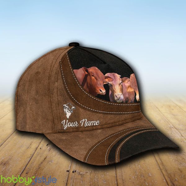 Beefmaster Happiness Custom Name Cap Hat Model For Men And Women Gift - Unijames Beefmaster Happiness Customized Name Cap_2