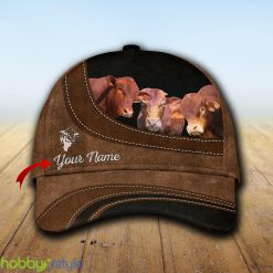 Beefmaster Happiness Custom Name Cap Hat Model For Men And Women Gift - Unijames Beefmaster Happiness Customized Name Cap_1