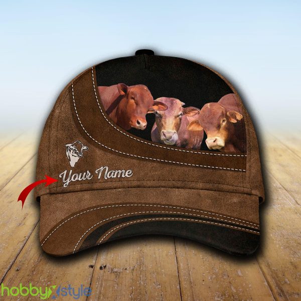 Beefmaster Happiness Custom Name Cap Hat Model For Men And Women Gift - Unijames Beefmaster Happiness Customized Name Cap_1