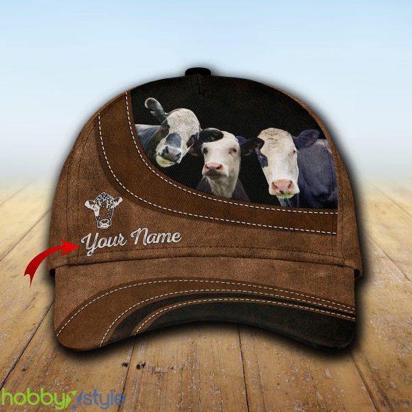 Black Baldy Happiness Custom Name Cap Hat Model For Men And Women Gift - Unijames Black Baldy Happiness Customized Name Cap_1