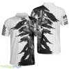Black & White Ripped Vintage Golfing Clubs Skull Camouflage, American Flag, Camo Golf Shirt Polo Shirt - Black & White Ripped Vintage Golfing Clubs Skull Camouflage Polo Shirt, American Flag Polo Shirt, Camo Golf Shirt For Men_1