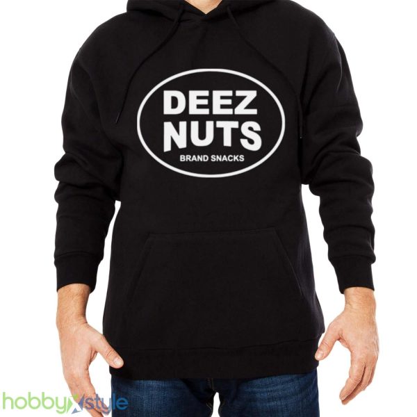 Brand Roasted Peanuts Deez Nuts shirt - Men Black Hoodie