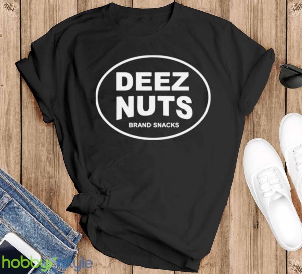 Brand Roasted Peanuts Deez Nuts shirt - Black T-Shirt