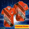 Cleveland Browns NFL Custom Name Hawaiian Shirt For Men Women Gift For Real Fans Product Photo 1