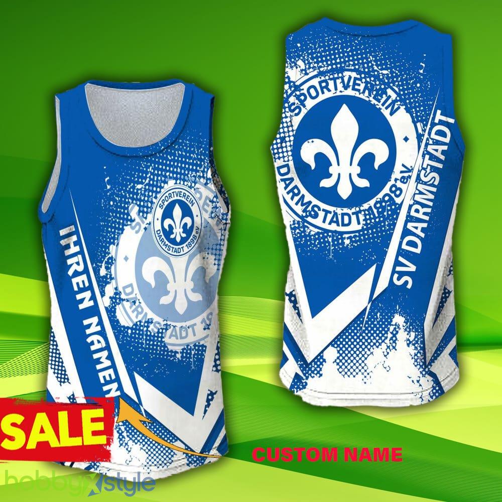 Darmstadt 98 Custom Name 3D Jersey Tanktop 11 Hollow Bundesliga Gift For Men And Women - Darmstadt 98 Custom Name 3D Jersey Tanktop 11 Hollow Bundesliga Gift For Men And Women