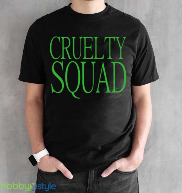 Green Cruelty Squad shirt Product Photo 2