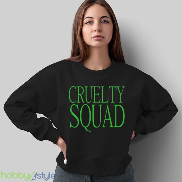 Green Cruelty Squad shirt Product Photo 5