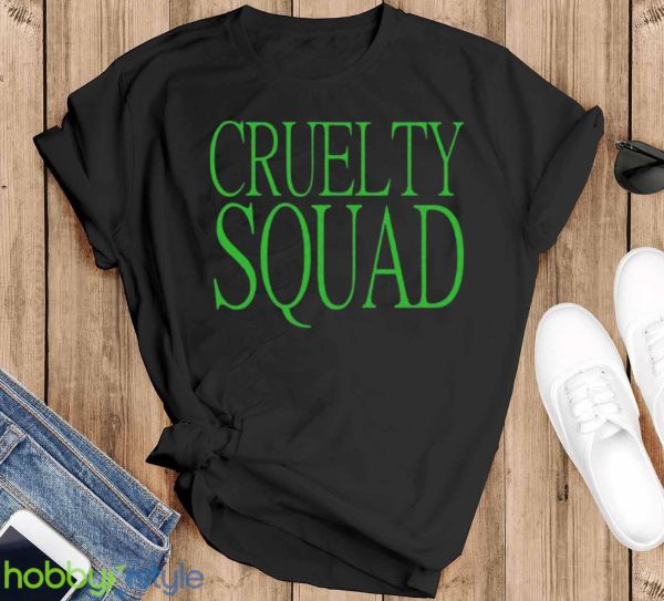 Green Cruelty Squad shirt Product Photo 1