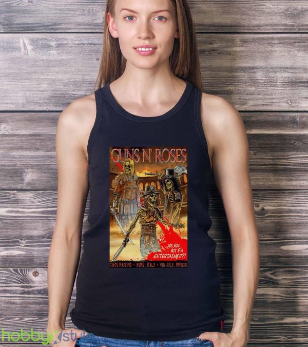 Guns N’ Roses July 08, 2023 Rome IT Event Poster Shirt Product Photo 3