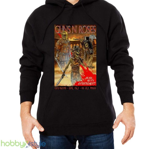 Guns N’ Roses July 08, 2023 Rome IT Event Poster Shirt Product Photo 4