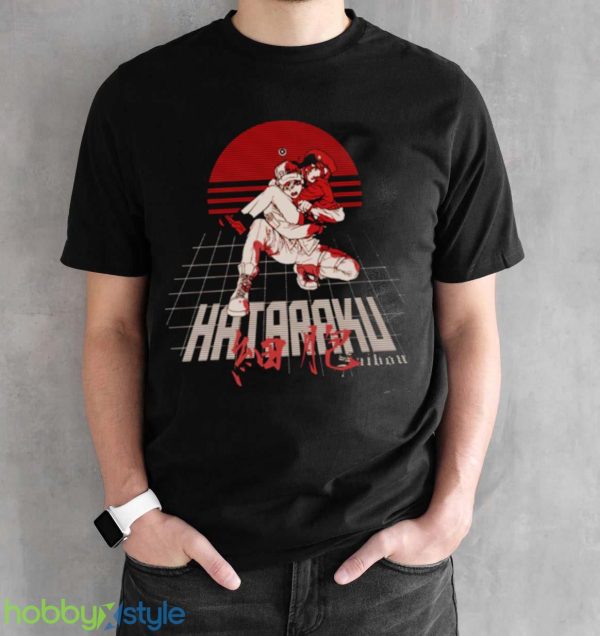 Hataraku Saibou Vintage Cells At Work shirt Product Photo 2